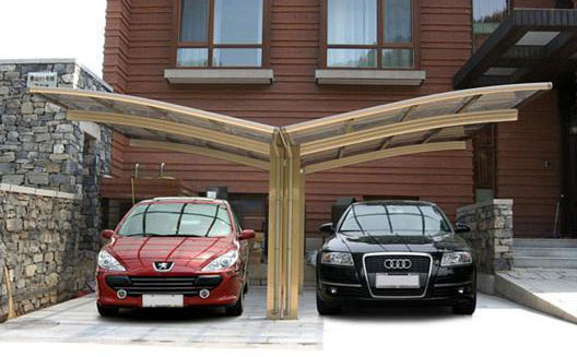 河北優尼科pc板材車棚圖片