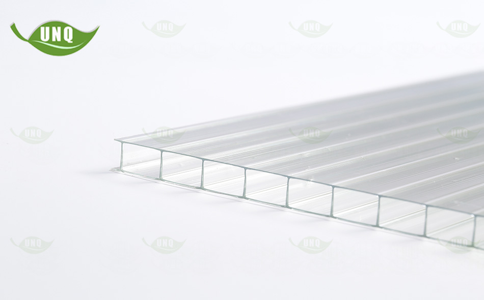 優尼科雙層pc透明陽光板圖片